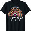 Teaching on Twosday 2-22-2022 Twosday Teacher Classic Shirt