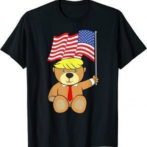 Trump Bear USA Flag Patriot President GOP 2024 Classic T-Shirt