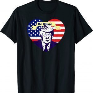 Trump Valentine Heart Usa Flag 2022 Shirt