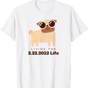 Twosday 2-22-2022 Funny Pug February 22 2022 For Him and Her Classic Shirt