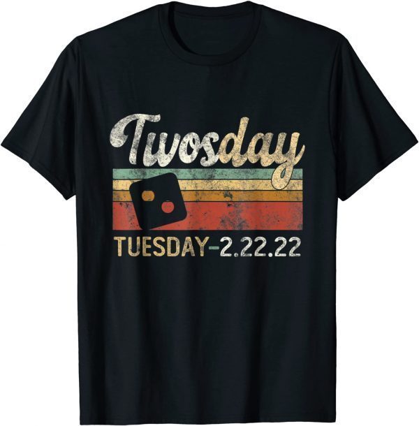 Twosday February 22nd 2022 Keepsake Commemorative 22 Tuesday Gift Shirt