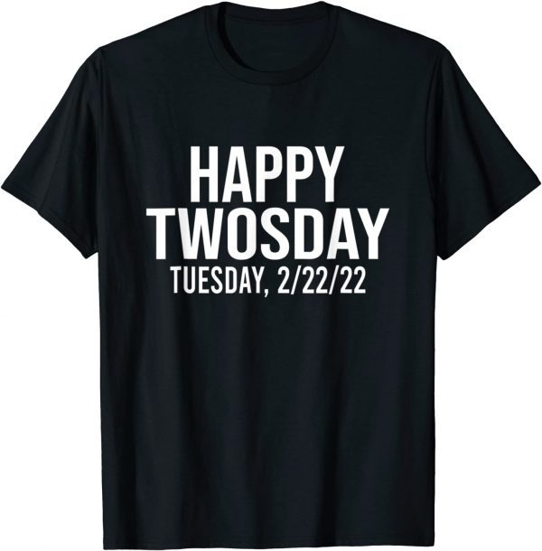 Twosday Tuesday February 22 2022 2-22-22 Math Teacher Official Shirt