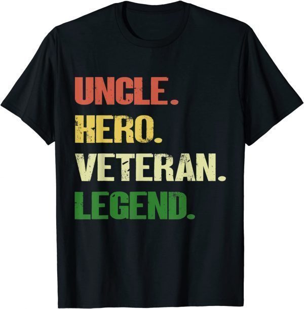 Uncle Hero Veteran Legend 2022 Shirt