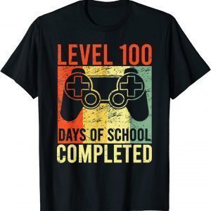 Video Gamer 100th Day Teacher 100 Days of School Completed Unisex Shirt