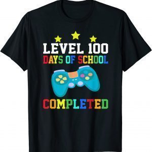 Video Gamer Student 100th Day Teacher 100 Days of School Classic Shirt