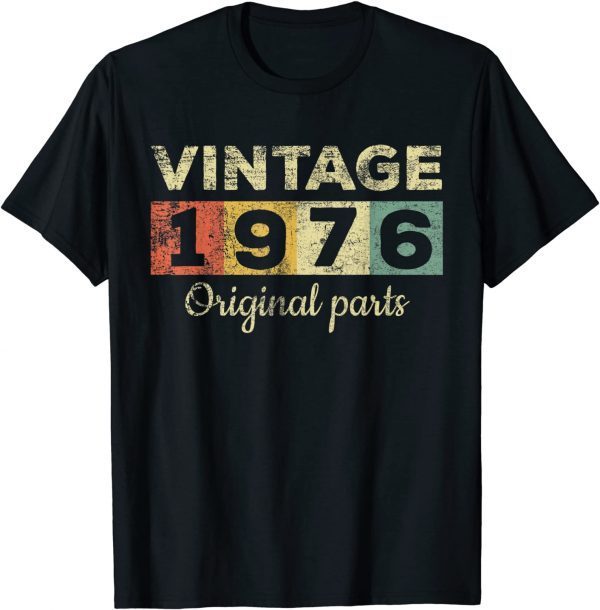 Vintage 1976 Limited Edition 46th Birthday 46 Year Old Tee Shirt