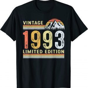 Vintage 1993 Limited Edition 29th Birthday 29 Year Old T-Shirt