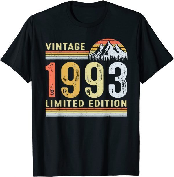 Vintage 1993 Limited Edition 29th Birthday 29 Year Old T-Shirt