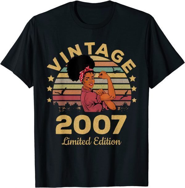 Vintage 2007 Limited Edition 15th Birthday 15 Year Old Unisex Shirt