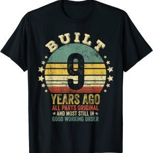 Vintage 2013 Limited Edition 9th Birthday 9 Year Old Limited Shirt