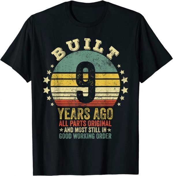 Vintage 2013 Limited Edition 9th Birthday 9 Year Old Limited Shirt