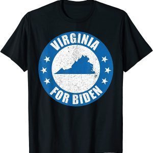 Virginia For Joe Biden Map 2020 Election USA Democrat Classic Shirt