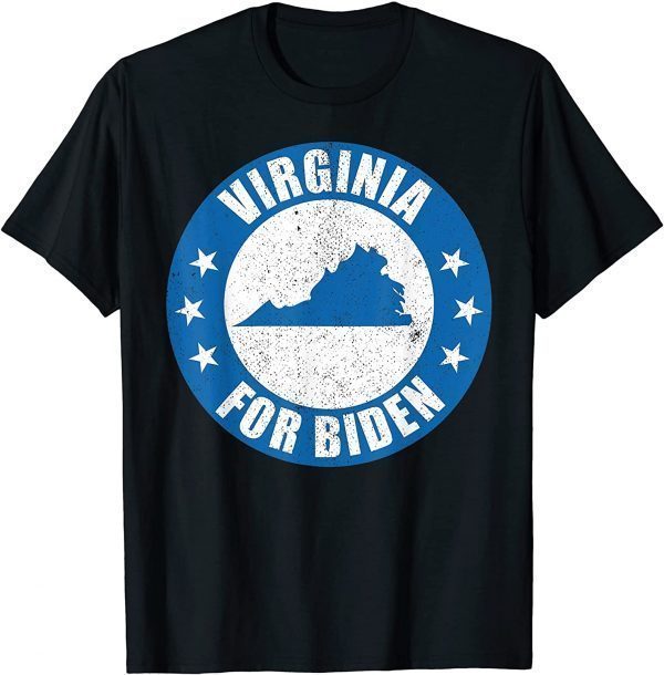 Virginia For Joe Biden Map 2020 Election USA Democrat Classic Shirt
