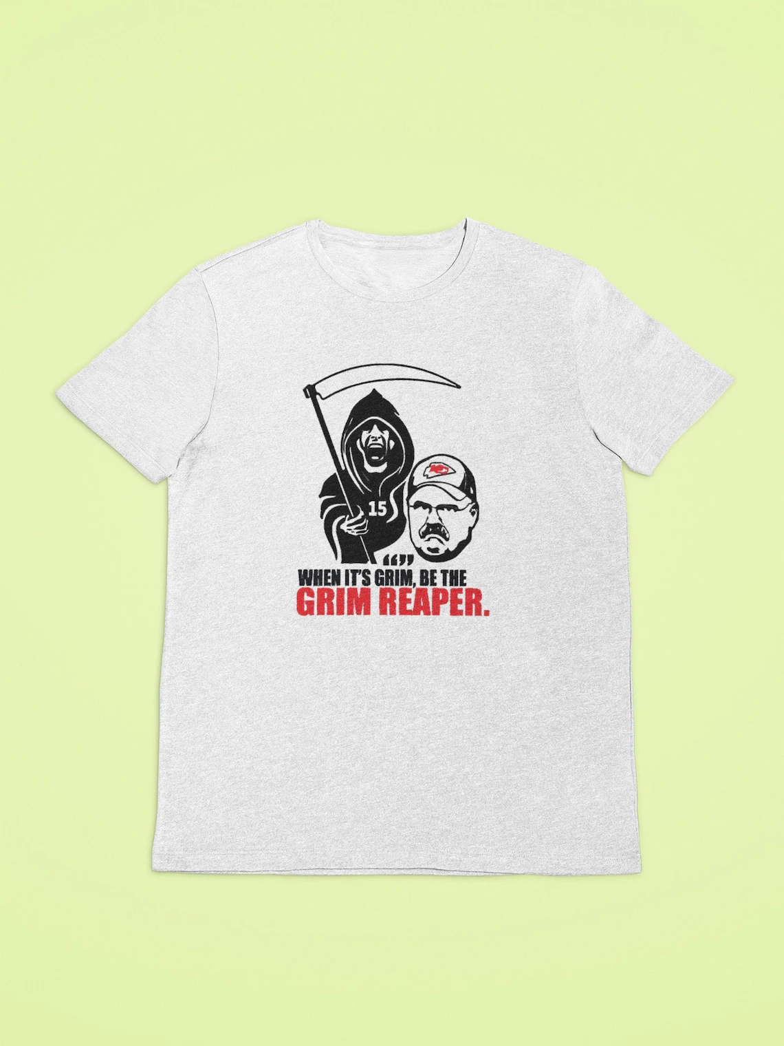 When it's Grim Be the Grim Reaper Patrick Mahomes KC Chiefs Classic Shirt