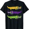 Aligator Crocodiles Louisiana Mardi Gras Classic Shirt