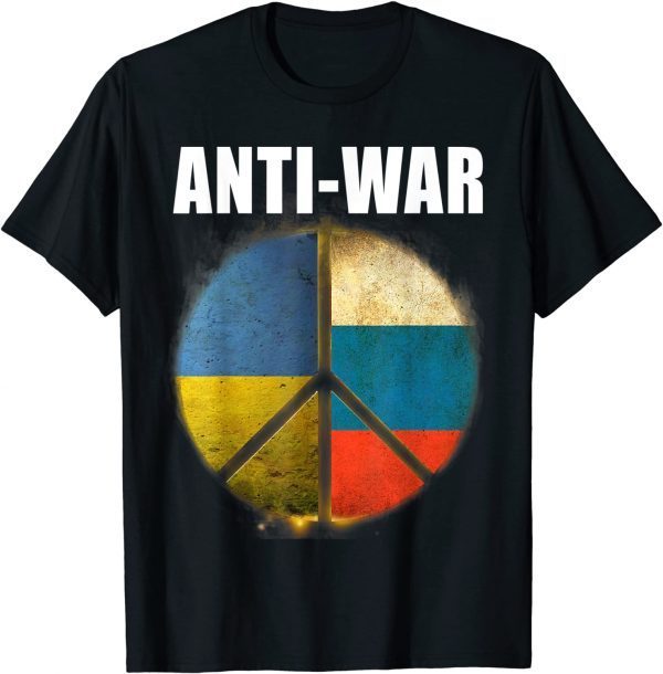 Anti War Ukraine Flag Support For Ukrainian Peace Ukraine Shirt