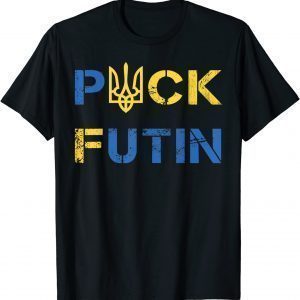 Anti putin Meme I Stand With Ukraine Ukrainian support T-Shirt