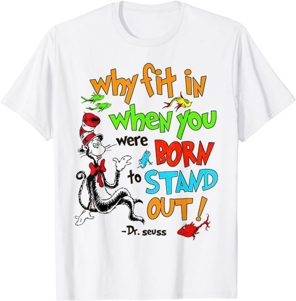 Autism Autist Why Fit In When You Were Born to Stand Out Classic Shirt