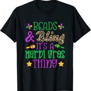 Beads & Bling It's a Mardi Gras Thing Cool Classic Shirt