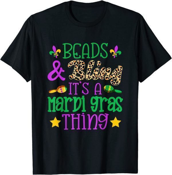 Beads & Bling It's a Mardi Gras Thing Cool Classic Shirt