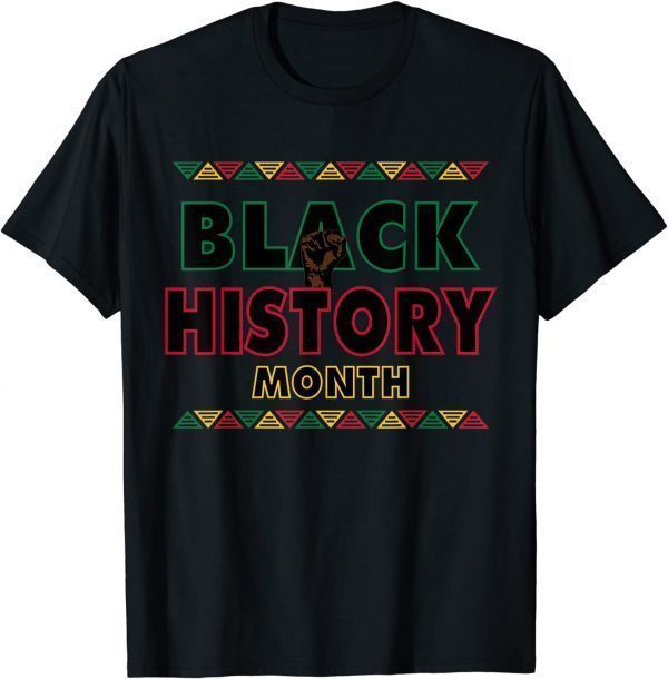 Black History Month Black Fist for Teachers Students Classic T-Shirt