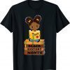 Black History Month Girl Reading Book African Pride Melanin Classic Shirt