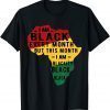 Black History Month pajama I Am Black Every Month Black Afro Classic Shirt