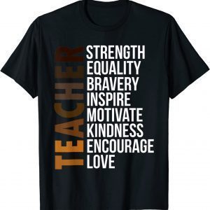 Black Woman Teacher Afro Retro Black History Month Classic Shirt