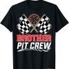 Brother Pit Crew Race Car Birthday Party Racing Family Classic Shirt