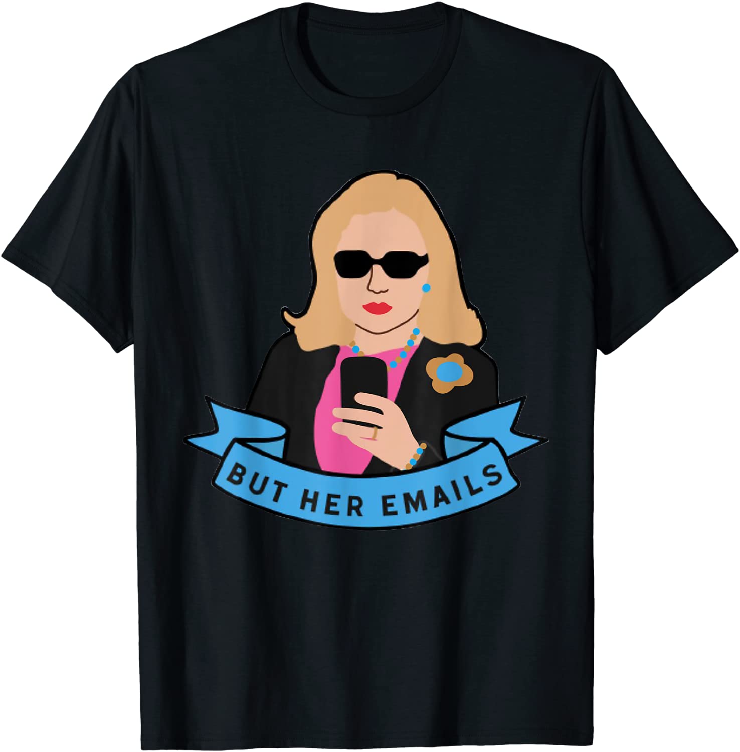 But Her Emails Funny Pro Hillary Anti Trump Meme Classic Shirt