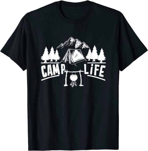 Camp Life Cool Camper Camp Camping Classic Shirt