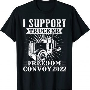 Canada Freedom Convoy 2022 Canadian Truckers Support Flag Classic Shirt