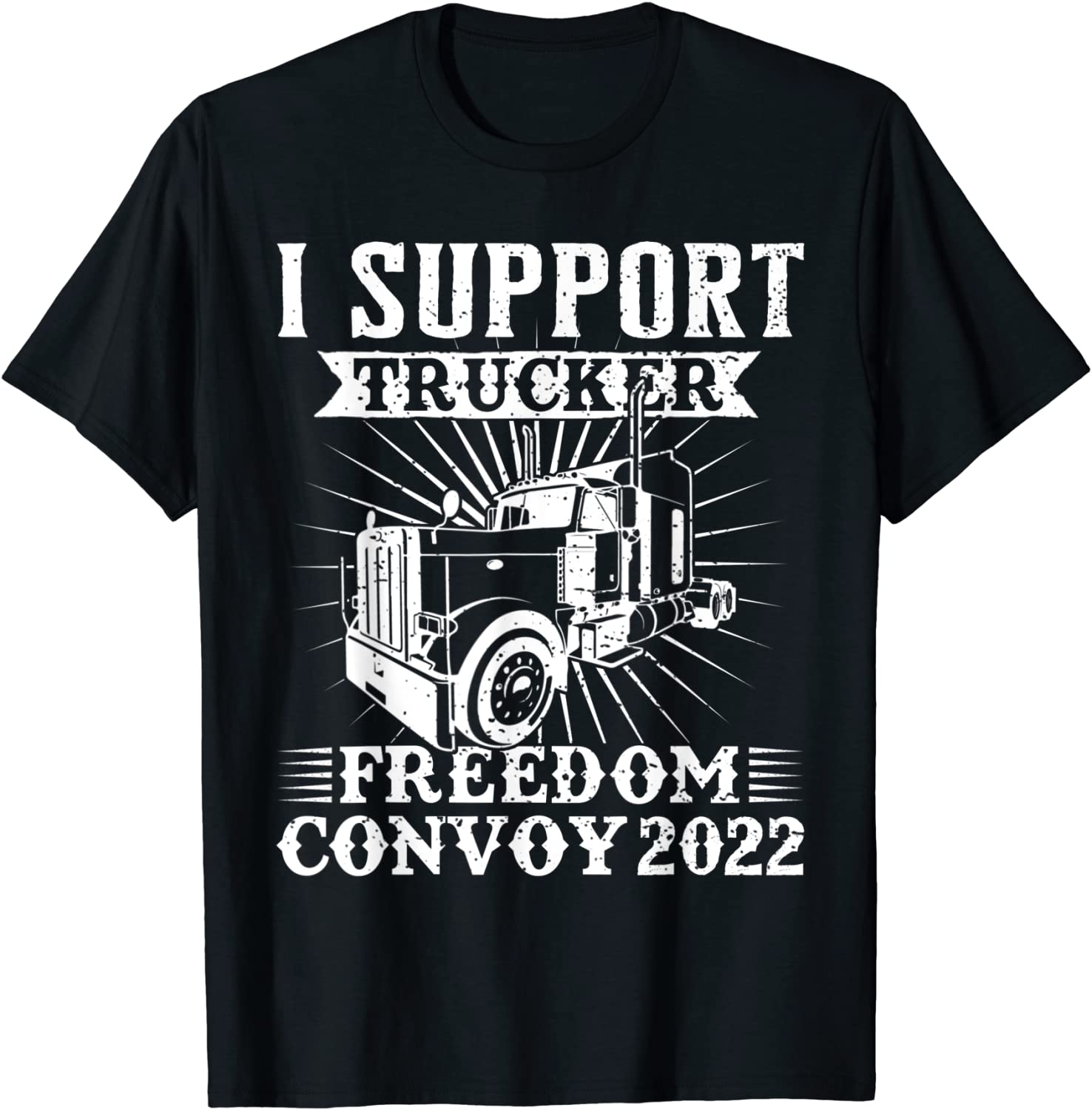 Canada Freedom Convoy 2022 Canadian Truckers Support Flag Classic Shirt