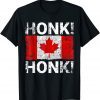 Canada Freedom Convoy 2022 Truckers Honk! Honk! Distressed Classic Shirt