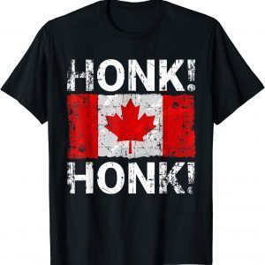Canada Freedom Convoy 2022 Truckers Honk! Honk! Distressed Classic Shirt