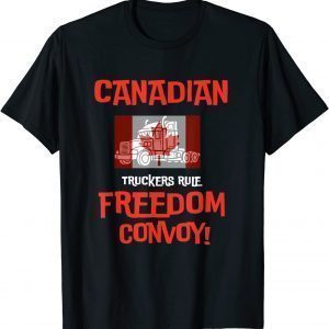 Canadian Trucker Freedom Convoy Flag Vintage Classic Shirt