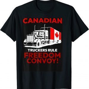 Canadian Trucker Freedom Convoy T-Shirt
