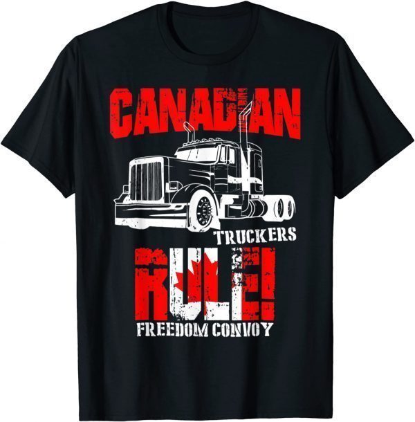 Canadian Truckers Rule Freedom Convoy 2022 Supporter Classic Shirt