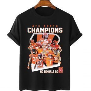 Cincinnati Bengals 2022 Champion AFC North Division 2022 shirt
