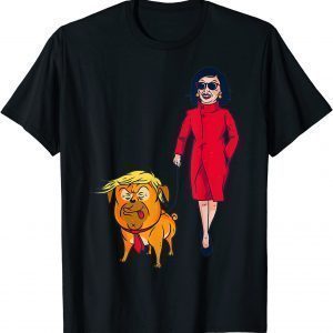 Dog Walking Donald Trump Meme T-Shirt