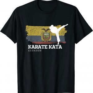 Ecuador Karate Kata Martial Arts Women Girls Karate Classic Shirt