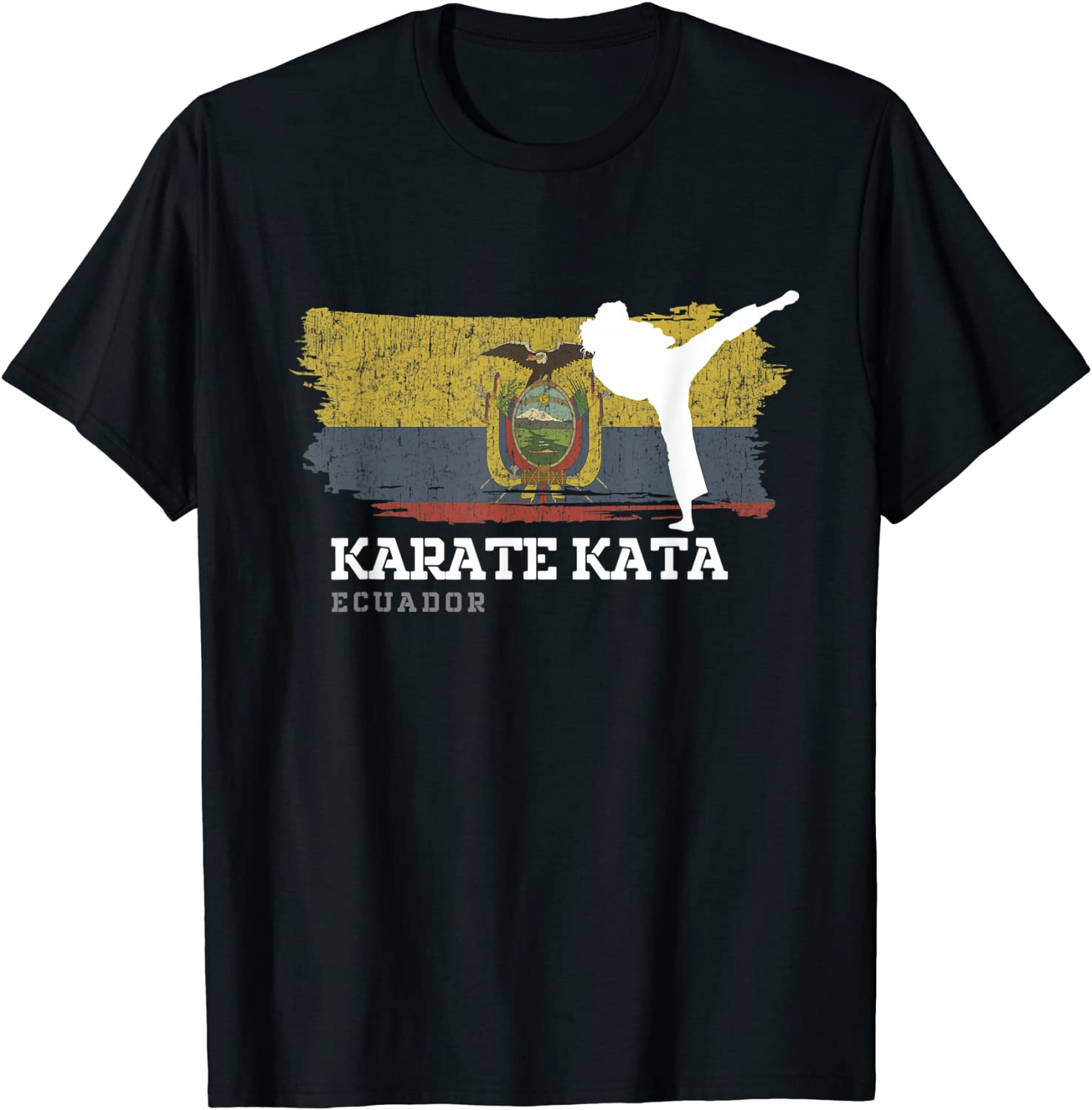 Ecuador Karate Kata Martial Arts Women Girls Karate Classic Shirt