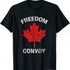 FREEDOM CONVOY 2022 CANADIAN TRUCKER RETRO VINTAGE Classic Shirt