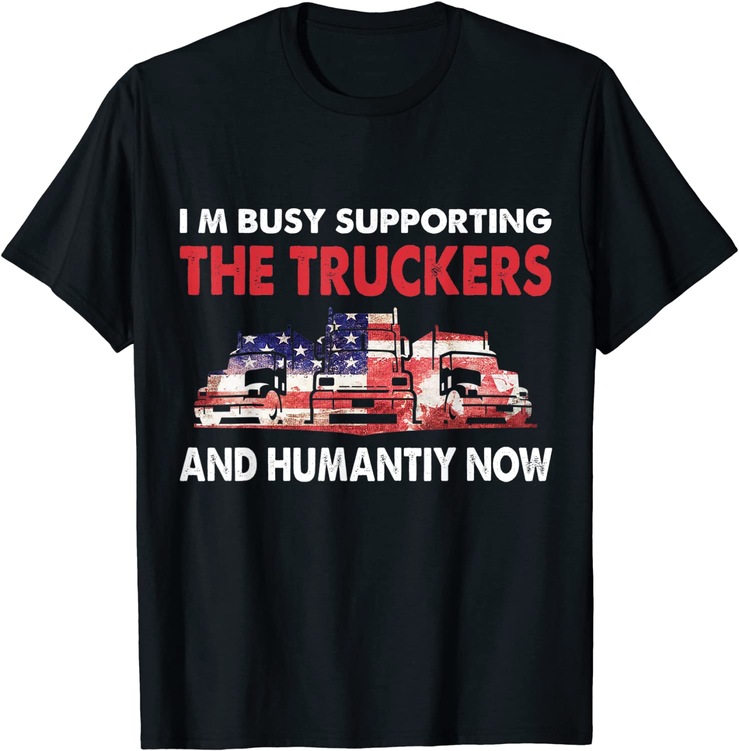 FREEDOM CONVOY 2022 Canadian Truckers Support T-Shirt