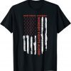 Fight Heart Disease Awareness Month American Flag Classic Shirt