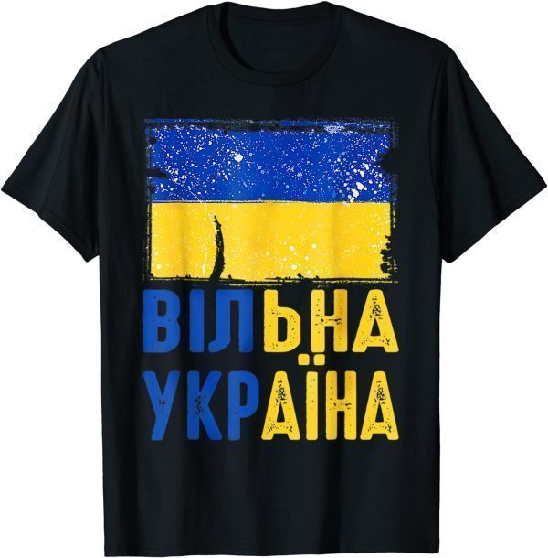 Free Ukraine Stand With Ukraine Pray For Ukraine Love Support Ukraine Shirt