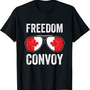 Freedom Convoy 2022 - Canada Flag Sunglasses Classic Shirt