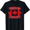 Freedom Convoy 2022 Canadian Trucker Tees Maple Laef Vintage Classic Shirt