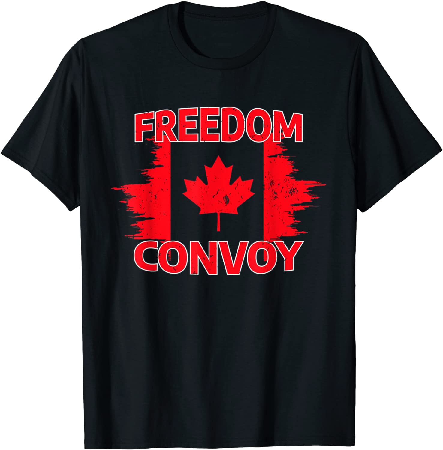 Freedom Convoy 2022 Canadian Trucker Tees Maple Laef Vintage Classic Shirt