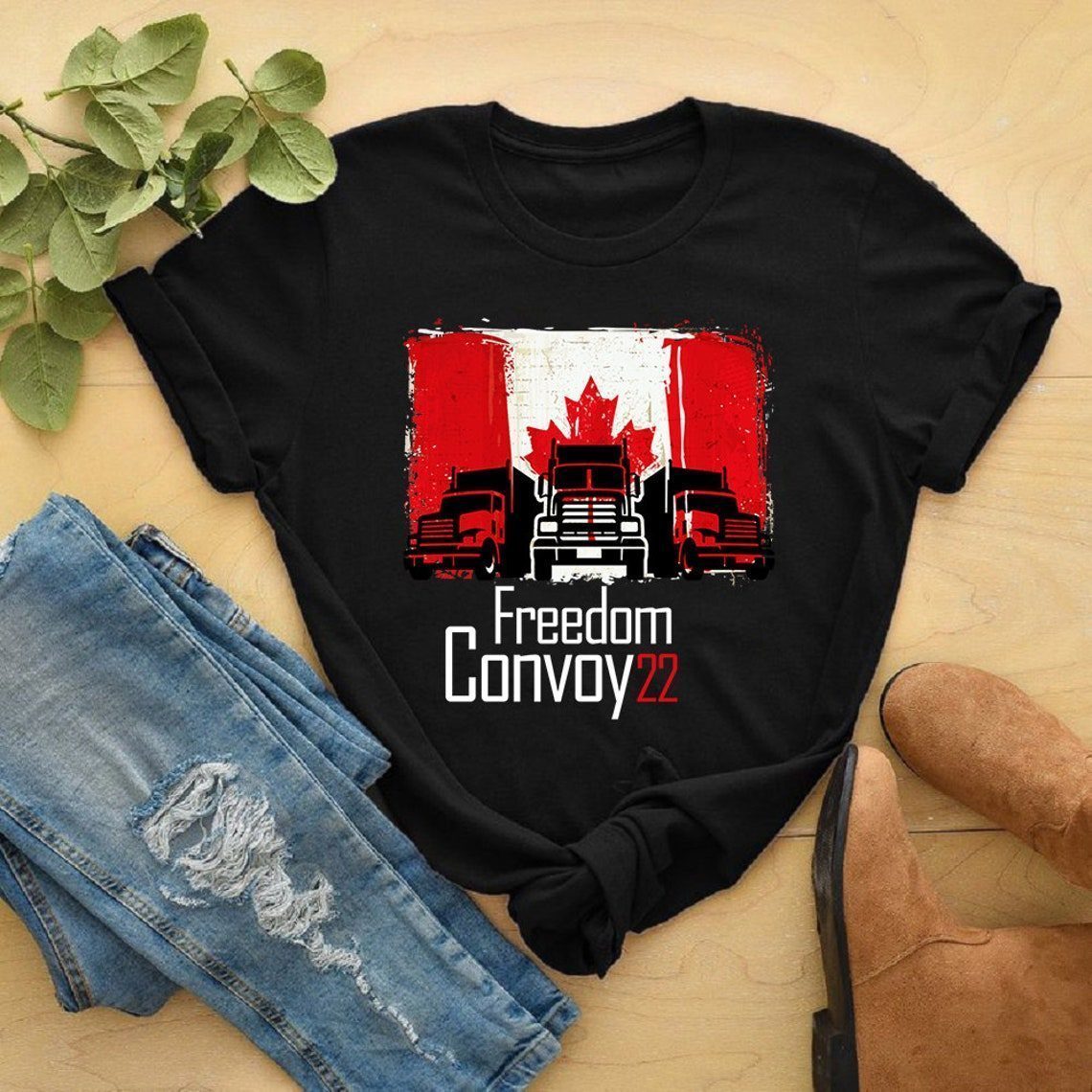 Freedom Convoy 2022 Canadian Truckers Shirt